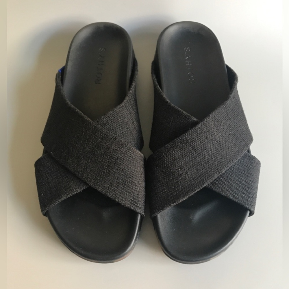 Rothy’s Women's Weekend Slide Round Toe Flat Sandals Size: US 7.5
